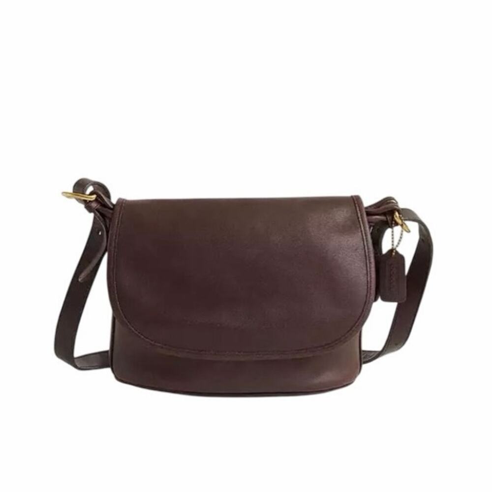 Vintage Coach Fletcher SoHo Flap Crossbody 4150 Mahogany Brown